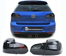 VW GOLF 6 MK6 2008-2012 Fari Fanali Posteriori Led dinamiche Modello Nero fume'