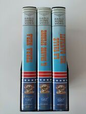 VHS John Wayne Westerns Cofanetto Eagle Home Video 1989