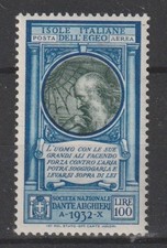 1932 EGEO POSTA AEREA DANTE