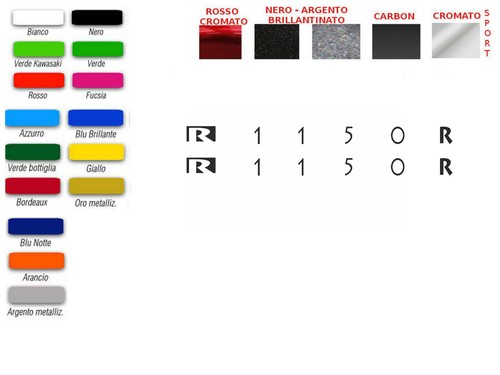 Adesivi logo scritta 1150 - scritta, r