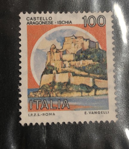 Francobollo italia 100 - 100, lire
