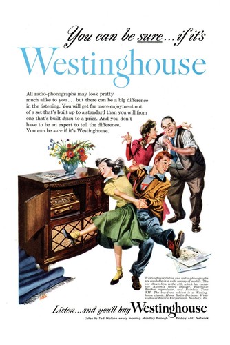 Westinghouse radio fonografo - radio,