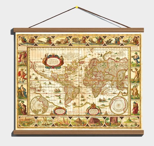 Antica famosa mappa olandese