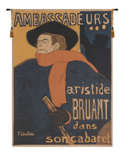 Artistide bruant arazzo - artistide, belga