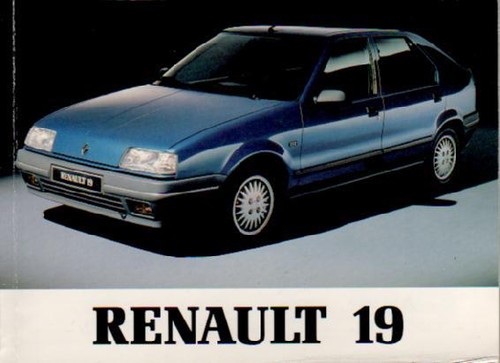 Renault r19 manuale uso - 19,