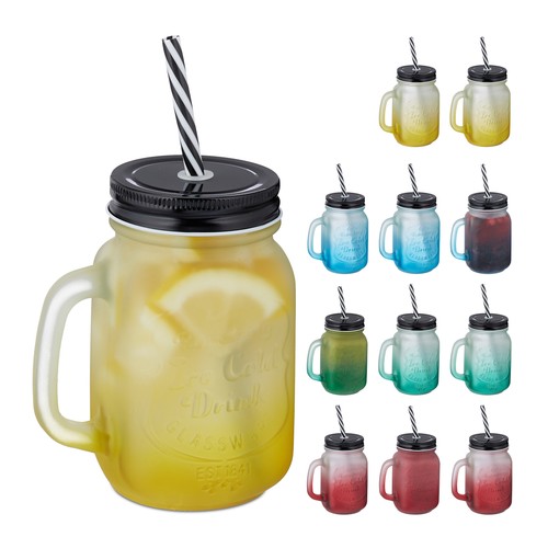 Set tazze con tappo bicchieri - con,