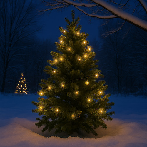 Stringa luci albero natale - luci,
