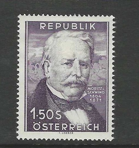 Austria 1954 von swind 1s50 - 1954,
