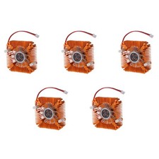 5x PC Computer Portatile CPU VGA Scheda Video 55mm Ventola di Raffreddamento Dissipatore Q6N3
