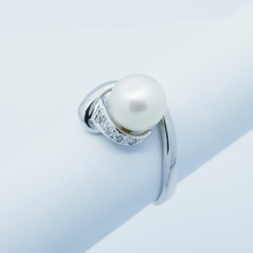Anello perla akoya oro 18kt - akoya,