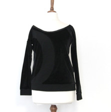 Maglia in jersey e velluto