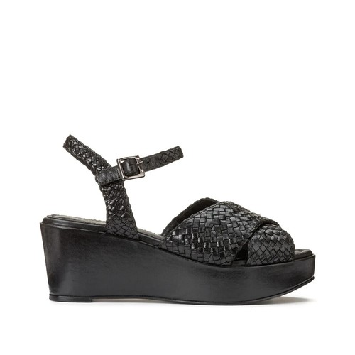 Sandali con zeppa pelle la - sandali,