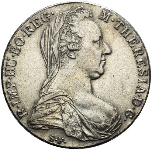 Tallero 1780 maria teresa - maria,