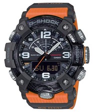 OROLOGIO UOMO CASIO G-SHOCK GG-B100-1A9 GGB100-1A9 MUDMASTER NERO/ARANCIONE