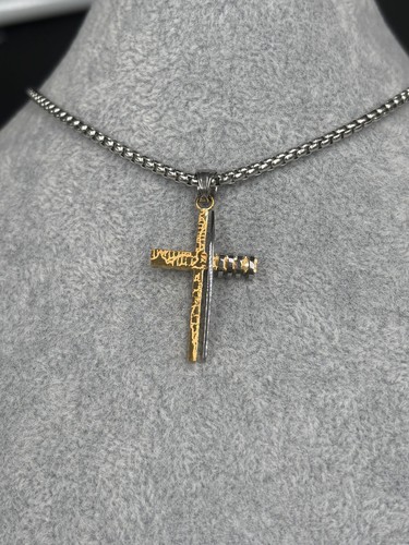 Collana uomo acciaio - in,