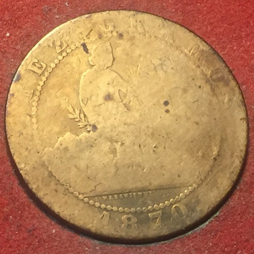 Spagna centesimi 1870 raro - ,