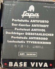 Barre Portatutto Base Viva 2AW50 - FAPA Designed  By Giugiaro