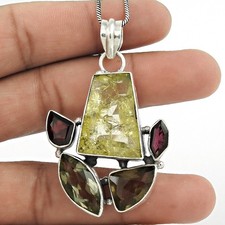 Cushion Smoky Quartz 925 Sterling Silver Bezel Daughter Artisan Pendant Jewelry