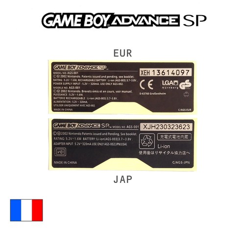 Sticker game boy - boy, sp