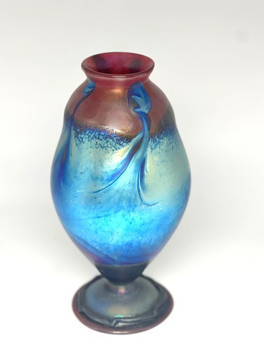 Vaso lucentezza blu con - blu,