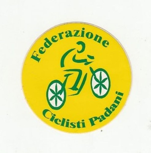 Adesivo federazione ciclisti - adesivo,