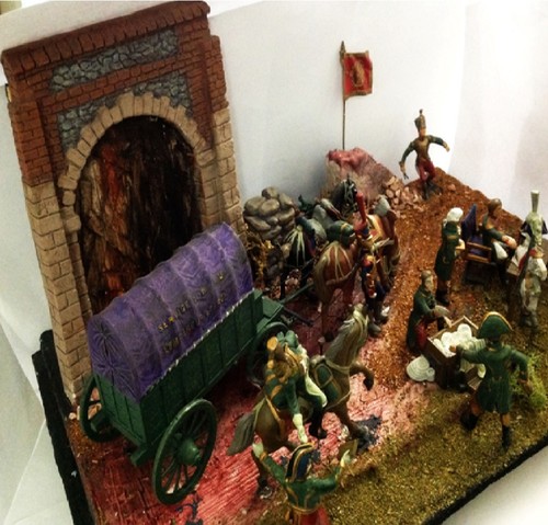 Plan bataille diorama - plan,