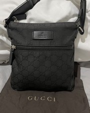 Borsa messenger Gucci nera