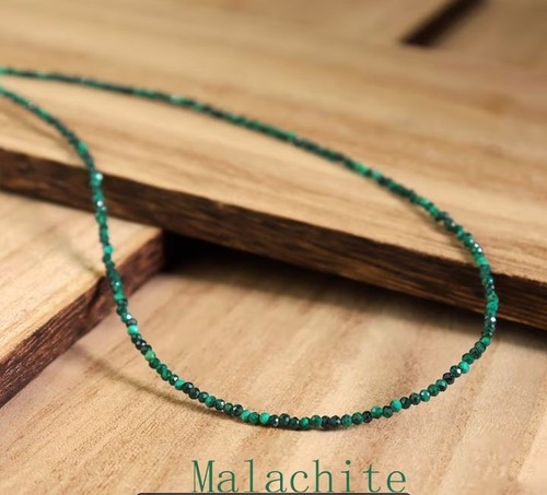 Collana unisex vera malachite