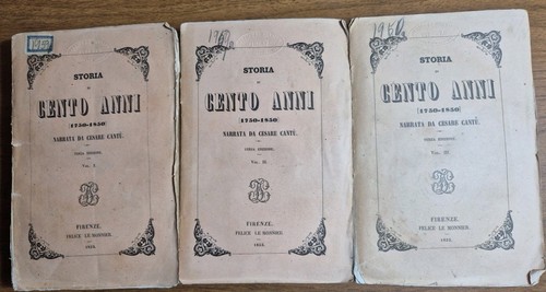 Storia cento anni 1750 1850 - di,
