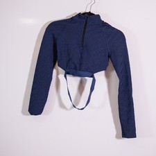 Maglione donna Fendi blu logo
