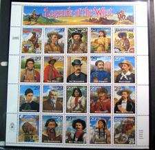 Foglio Francobolli Stati Uniti