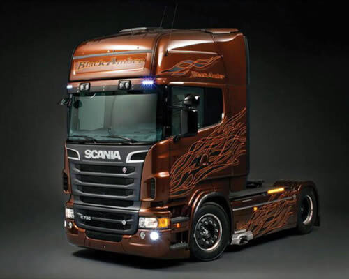 Scania r730 black amber - r730,
