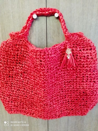 Borsa crochet fatta mano all - fatta, all'