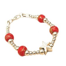 Bracciale con charms tipo pandora da donna braccialetto catena sfere argento