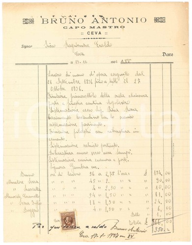 1936 ceva antonio bruno - 1936, (cn)