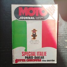 MOTO JOURNAL  492 Essai LAVERDA 1200 TS DUCATI MORINI MV AGUSTA PARIS DAKAR 1981