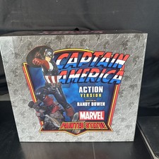 Nuova statua Marvel Capitan America versione azione Randy Bowen 288/1500