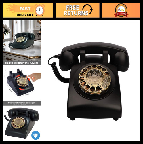 Telefono vintage con filo