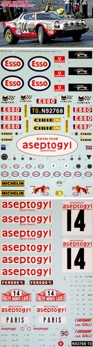 Decalcomania asettogil lancia - asettogil,