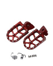 Pedane poggiapiedi in ergal Yamaha/ Ktm/ Husqvarna Rosse