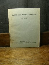 Rules and Constitutions of the