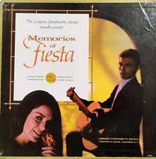 5X LPs VINTAGE Records 33 rpm Vinyl MEMORIES OF FIESTA NOSTALGIC Longines