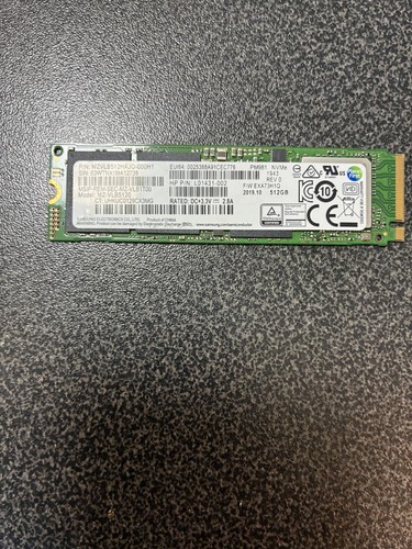 Samsung pm981 512 2 - samsung, ssd