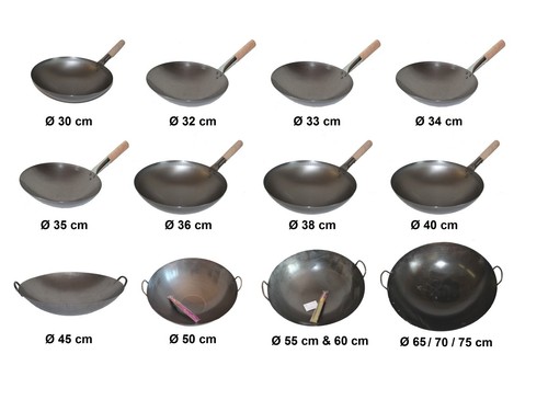 Padella wok 75 cm - Ø,