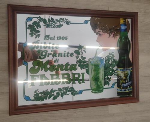 Specchio pubblicitario vintage - specchio,