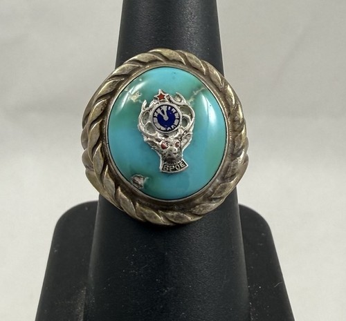Raro anello vintage elks lodge - raro,