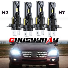 4X H7+H7 Bombillos LED Focos