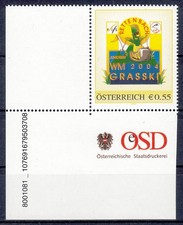 PM 8001081 Junior GRASSKI WM 2004 - RETTENBACH - Eckstück mit Nr.
