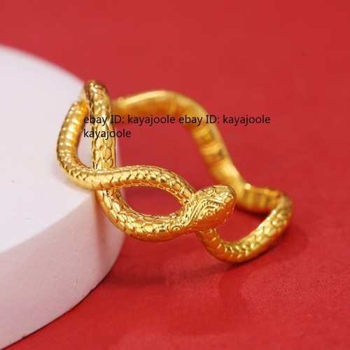 Anello serpente zodiaco oro - anello,