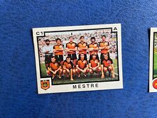 PANINI 1982/83 CALCIATORI SQUADRA MESTRE 391 VELINA ORIGINALE